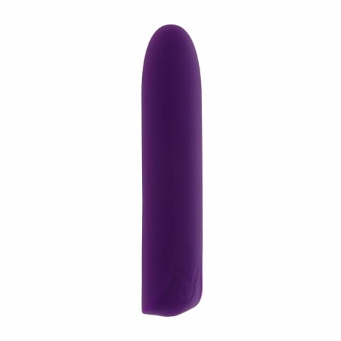 Playboy One & Only Purple - kompaktowy masażer silikonowy wodoodporny w sklepie Wasserman.eu