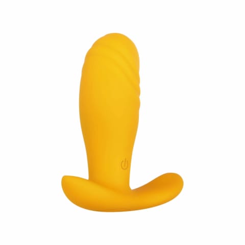 ⁨Evolved Novelties Creamsicle Orange - Wibrująca zatyczka analna z pilotem⁩ w sklepie Wasserman.eu