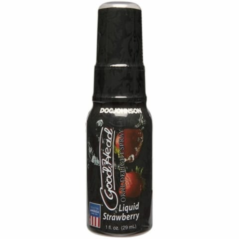 ⁨Doc Johnson GoodHead Spray Truskawkowy 29ml bez cukru i parabenow⁩ w sklepie Wasserman.eu