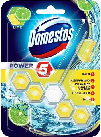 ⁨DOMESTOS Power 5 Fragrance cube for Lime toilet 55g⁩ at Wasserman.eu
