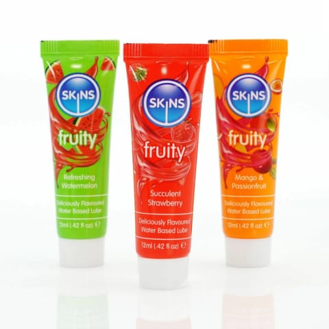 ⁨Skins Sampler Tubes Fruity 3x12ml Zestaw Wodnych Żeli Owocowych⁩ w sklepie Wasserman.eu
