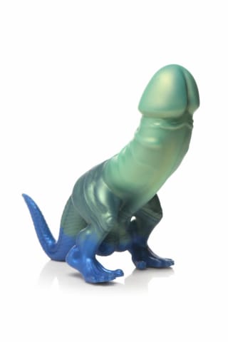 ⁨XR Brands Jurassic Model Dino Zielono-Niebieski - silikonowa forma ozdobna⁩ w sklepie Wasserman.eu