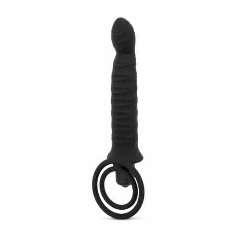 ⁨Men Only - System wibracyjny z pierścieniem, 10 trybow, czarny⁩ w sklepie Wasserman.eu