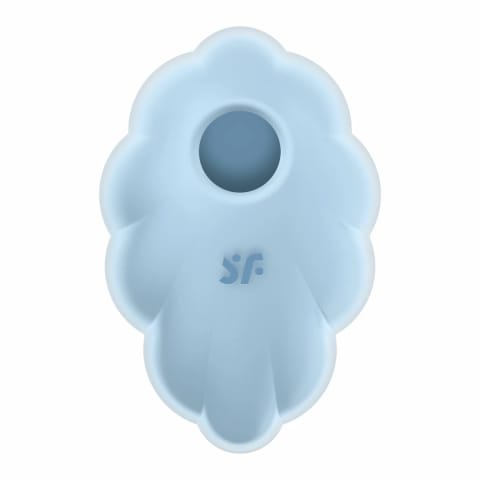 ⁨Satisfyer Cloud Dancer Blue - wielofunkcyjny model z falami powietrznymi⁩ w sklepie Wasserman.eu