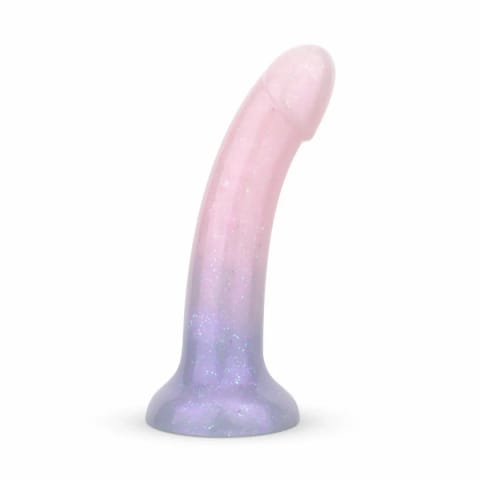 ⁨Mermaid Ombre Model Jelly 19 cm - kolorowa anatomiczna forma z brokatem⁩ w sklepie Wasserman.eu