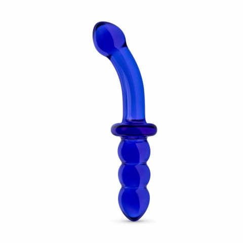⁨Gildo Double Glass No.33 - dwustronny model szklany z fakturą do masażu⁩ w sklepie Wasserman.eu
