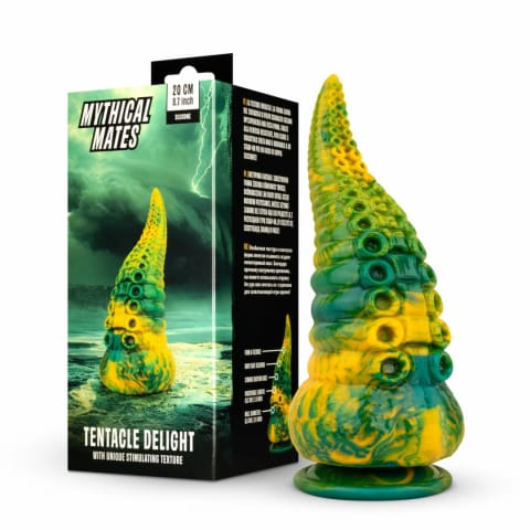 ⁨Mythical Mates Tentacle Delight Green & Yellow - model anatomiczny 22 cm⁩ w sklepie Wasserman.eu