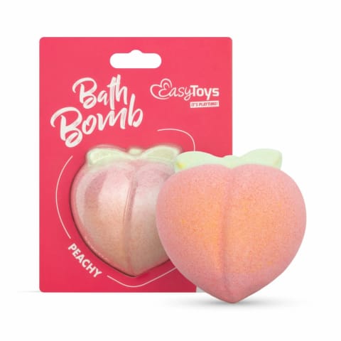 ⁨Easytoys Peachy kula do kąpieli o zapachu brzoskwini 120g⁩ w sklepie Wasserman.eu
