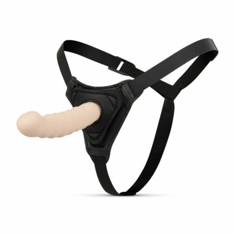 ⁨EasyToys Strap-On silikonowy z uprzężą, 13 cm, regulowany pas⁩ w sklepie Wasserman.eu