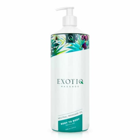 ⁨Exotiq Body To Body Oil 1L - Profesjonalny olejek do masażu, gęsta formuła⁩ w sklepie Wasserman.eu