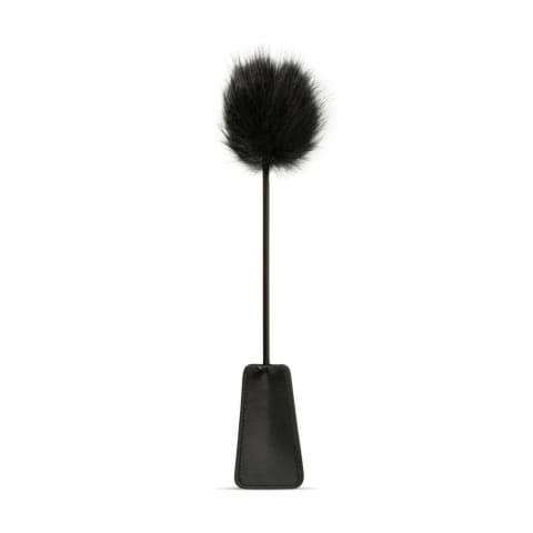 ⁨TeaseMe Duo Tickler & Whip Black 2w1 - piorka i bat do masażu 39 cm⁩ w sklepie Wasserman.eu