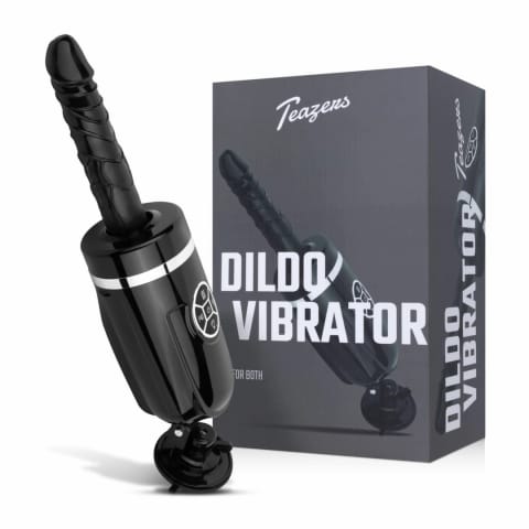 Teazers Thrusting Silicone - Model z Funkcją Wibracji i Ruchu, Czarny w sklepie Wasserman.eu