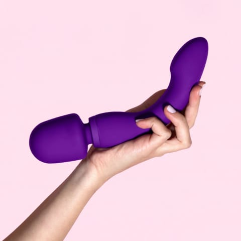 ⁨Blush Wellness Dual Sense Purpurowy Masażer Dwustronny, 2 Silniki⁩ w sklepie Wasserman.eu