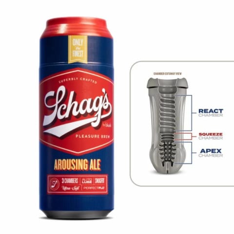 Schag’s Arousing Ale Frosted - Kompaktowa maszyna intymna z regulacją ciśnienia w sklepie Wasserman.eu