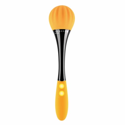 ⁨Evolved Sunflower Vibrator dwusilnikowy model pomarańczowy wodoodporny⁩ w sklepie Wasserman.eu