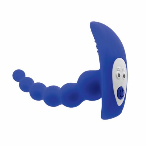 ⁨Evolved Beaded Pleasure Blue - Model z Perłową Strukturą i 10 Trybami Wibracji⁩ w sklepie Wasserman.eu