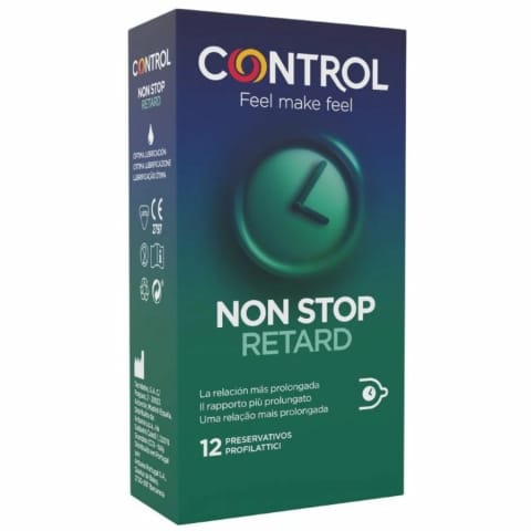 ⁨Control Non Stop 12 szt. prezerwatywy opoźniające z benzokainą 54 mm⁩ w sklepie Wasserman.eu