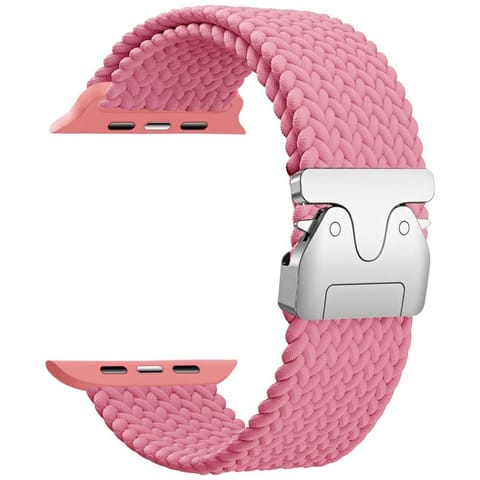 ⁨Pasek Beline Woven Nylon Parachute do    Apple Watch 42/44/45/49mm różowy⁩ w sklepie Wasserman.eu