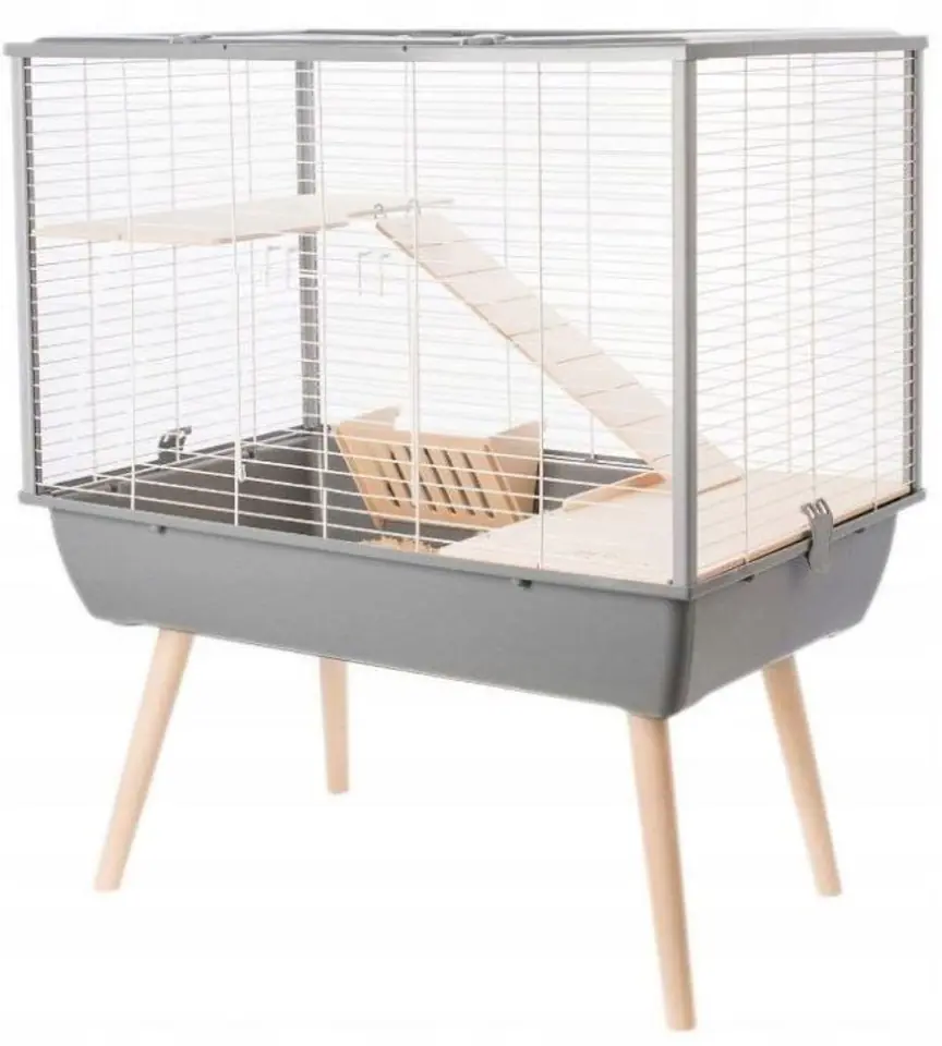 ⁨ZOLUX Neo Muki H58 grey - cage for rodents⁩ at Wasserman.eu