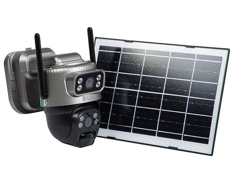 ⁨Kamera BLOW WiFi PTZ 4MP H-384 DualLens solarna z akumulatorem⁩ w sklepie Wasserman.eu