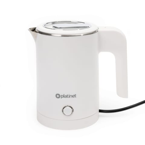 ⁨PLATINET ELECTRIC KETTLE CZAJNIK ELEKTRYCZNY 0,6L 600W COPPER WHITE [46058]⁩ w sklepie Wasserman.eu