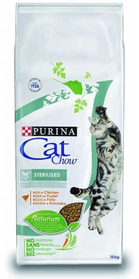 ⁨Purina Cat Chow Sterilized cats dry food 15 kg Adult Chicken⁩ at Wasserman.eu