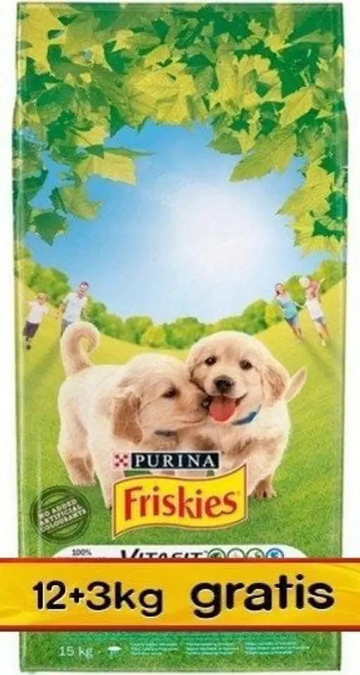 ⁨PURINA Friskies Junior z kurczakiem - sucha karma dla szczeniąt - 12+3 kg⁩ w sklepie Wasserman.eu