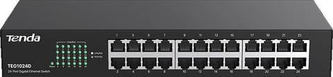 ⁨Tenda 24-port Gigabit Ethernet Switch Unmanaged Blue⁩ at Wasserman.eu