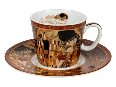 ⁨Filiżanka espresso - G. Klimt, Pocałunek (CARMANI)⁩ w sklepie Wasserman.eu