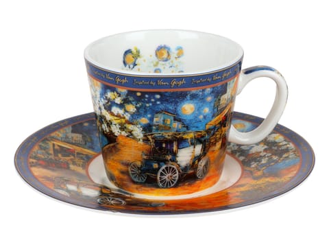 ⁨Filiżanka espresso - Inspirowana malarstwem V. Van Gogh (CARMANI)⁩ w sklepie Wasserman.eu