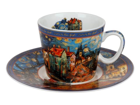 Filiżanka espresso - Inspirowana malarstwem V. Van Gogh (CARMANI) w sklepie Wasserman.eu