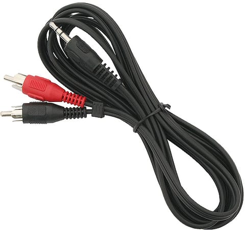 ⁨Kabel jack 3,5 stereo - 2 wtyki RCA 1,8m⁩ w sklepie Wasserman.eu