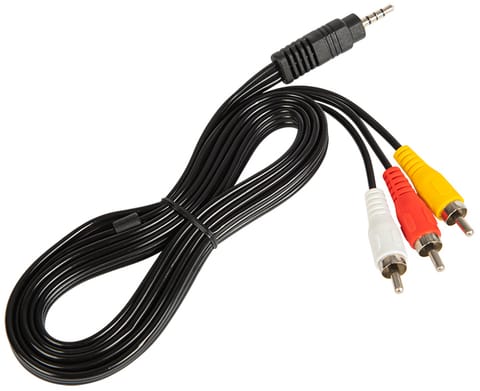 ⁨Kabel wtyk Jack 3,5 4p na 3x RCA 1.5m⁩ w sklepie Wasserman.eu