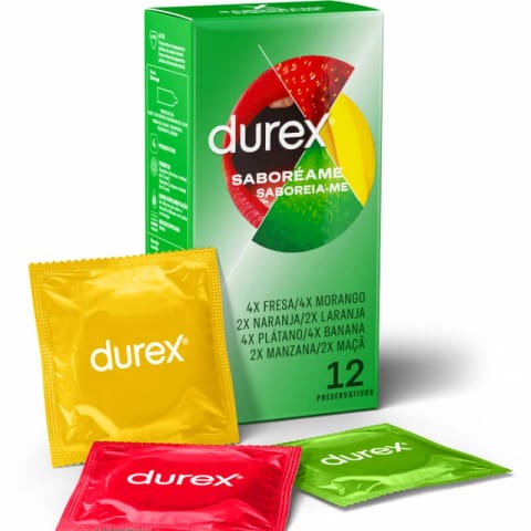 ⁨Durex Taste Me 12 szt. Kolorowe prezerwatywy o owocowych aromatach⁩ w sklepie Wasserman.eu