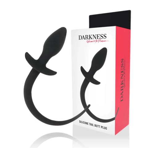 ⁨Darkness Korek Anatomiczny 28 cm Czarny Silikon - Model dla Zaawansowanych⁩ w sklepie Wasserman.eu