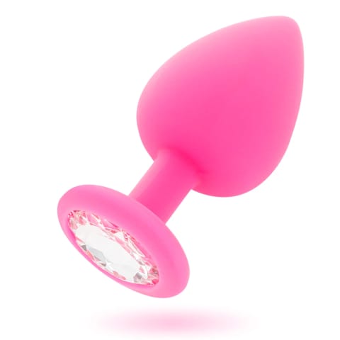 ⁨Intense Shelki M korek anatomiczny silikonowy fuksja 8 cm⁩ w sklepie Wasserman.eu