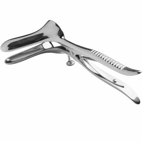 ⁨Metal Hard - Podwojny wziernik anatomiczny, stal chirurgiczna, regulowany⁩ w sklepie Wasserman.eu