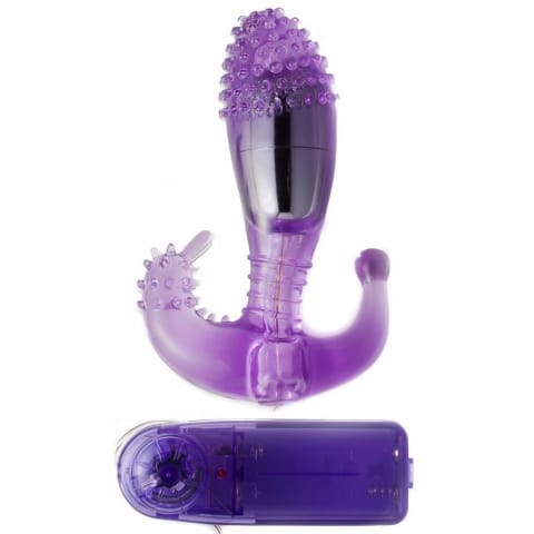 ⁨Baile Ripple Liliowy - wielofunkcyjny stymulator z wibracjami, silikon⁩ w sklepie Wasserman.eu