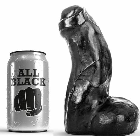 ⁨All Black Model 17 cm Czarny - Anatomiczna Forma, Elastyczny Materiał⁩ w sklepie Wasserman.eu