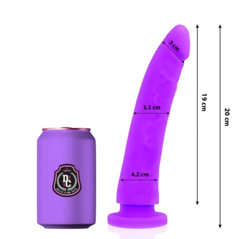⁨Delta Club Liliowy Model Medyczny Silikonowy 20cm O4cm⁩ w sklepie Wasserman.eu