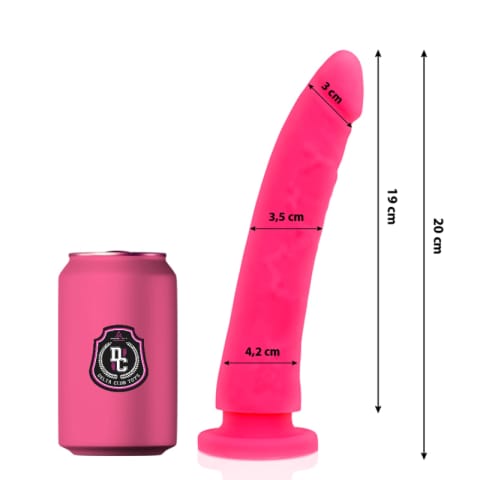 ⁨Delta Club Model Silikonowy Rożowy 20 cm x 4 cm medyczny⁩ w sklepie Wasserman.eu