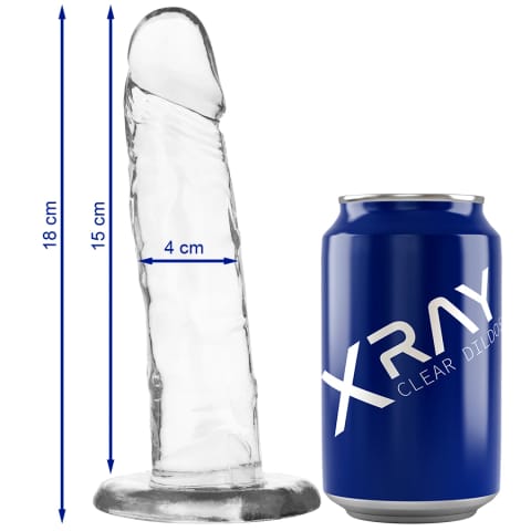 ⁨XRAY Jasny Model Clear 18 cm - Elastyczna Powierzchnia, Przezroczysty⁩ w sklepie Wasserman.eu