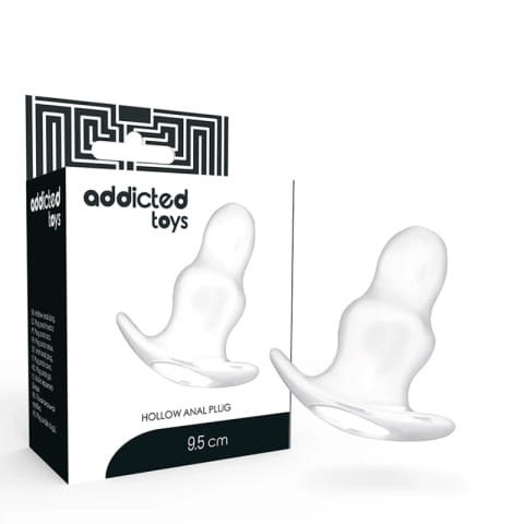 ⁨Addicted Toys Tunel Intymny Średni 9,5 cm Przezroczysty TPE Bezftalanowy⁩ w sklepie Wasserman.eu