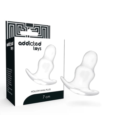 ⁨Addicted Toys tunel intymny TPE 7 cm, przezroczysty, wodoodporny⁩ w sklepie Wasserman.eu