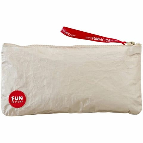 ⁨Fun Factory ToyBag M torba ochronna złota 25x12 cm Tyvek⁩ w sklepie Wasserman.eu