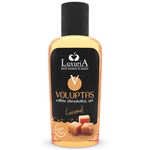 ⁨Intimateline Luxuria Voluptas żel do masażu karmelowy 100 ml rozgrzewający⁩ w sklepie Wasserman.eu