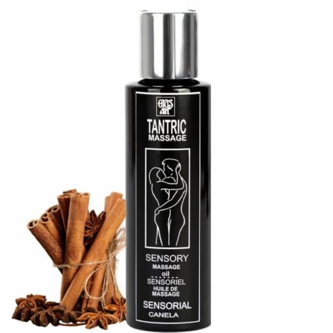 ⁨EROS-ART Tantryczny Olejek do Masażu Cynamon 100ml - naturalny skład⁩ w sklepie Wasserman.eu