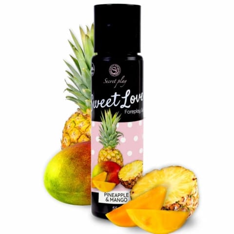 ⁨Secret Play Sweet Love Żel Mango Ananas jadalny 60ml na bazie wody⁩ w sklepie Wasserman.eu