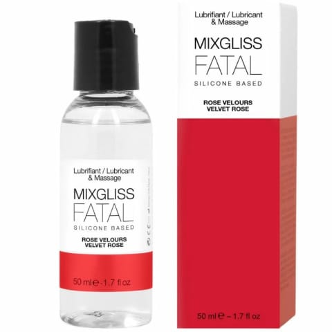 ⁨Mixgliss Fatal Roses silikonowy żel intymny 50 ml zapach roży⁩ w sklepie Wasserman.eu