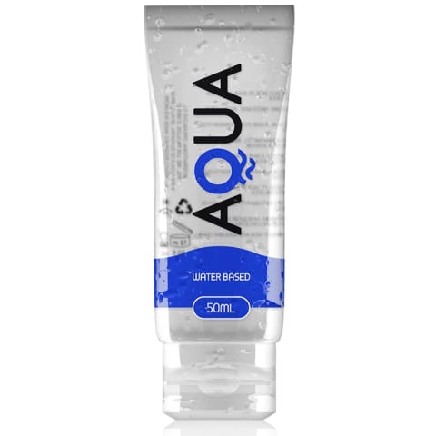 ⁨AQUA Quality Lubrykant wodny 50 ml bezbarwny bezwonny długi poślizg⁩ w sklepie Wasserman.eu